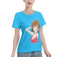 thumbnail image 2 of T-Shirt Basique à Manches Courtes pour Femmes Detective Conan Haihara Ai, 2 of 6