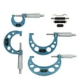 thumbnail image 2 of 4 Pack Micrometer Set, Measuring 0-4 "(0-100mm) Accuracy 0.01mm, 2 of 8