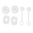 thumbnail image 2 of Tapón de Paja para Taza, Juego de Tapones de Fugas de Silicona Reutilizables, Tapones para Derrames Cuadrados y Redondos, 2 of 7