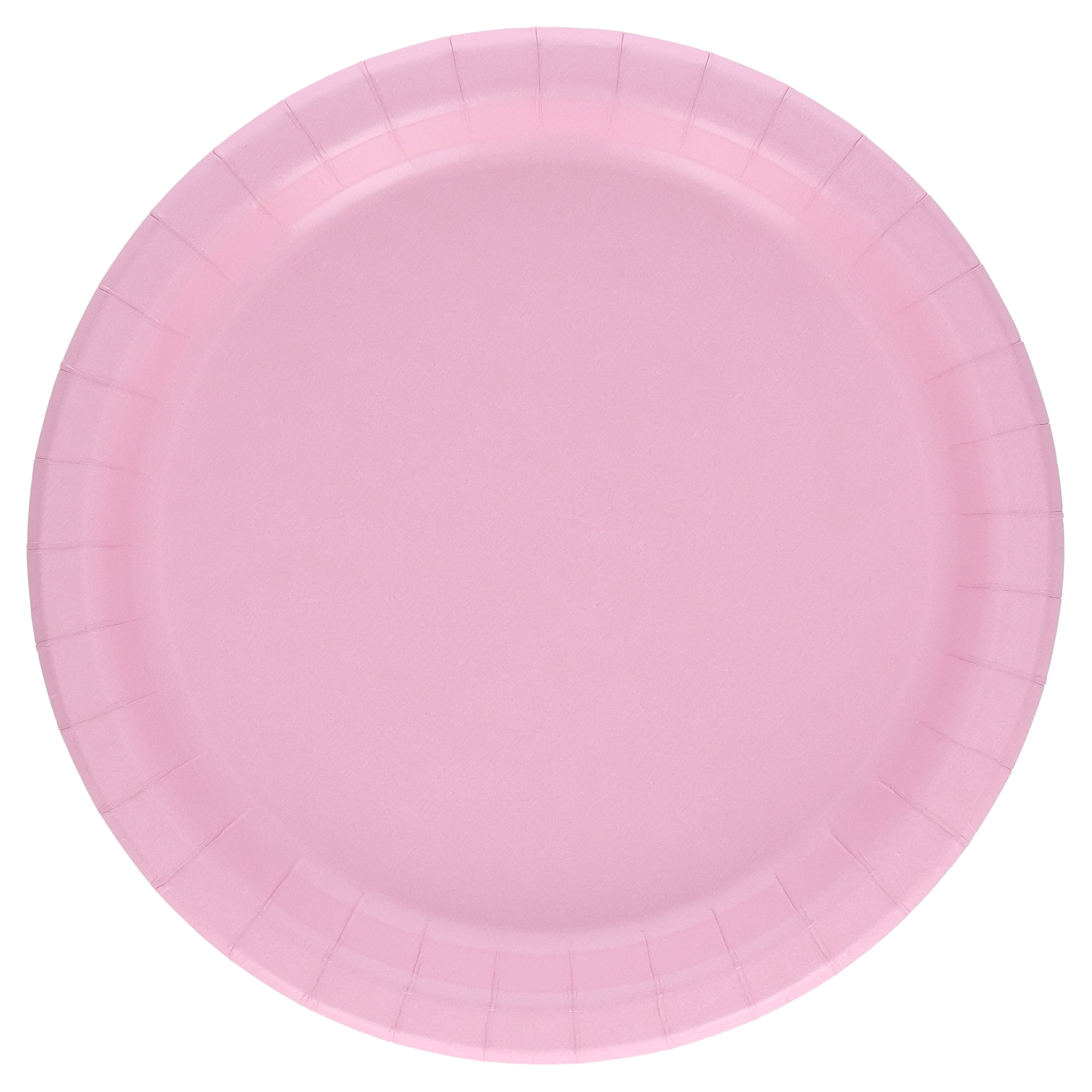 70CT 7IN Pink Dessert Paper Plates by Way To Celebrate