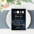 thumbnail image 2 of Koyal Wholesale Celestial Moon Phase Wedding Thank You Place Setting Cards for Table Reception, Dinner Plates, 56-Pack, 2 of 5