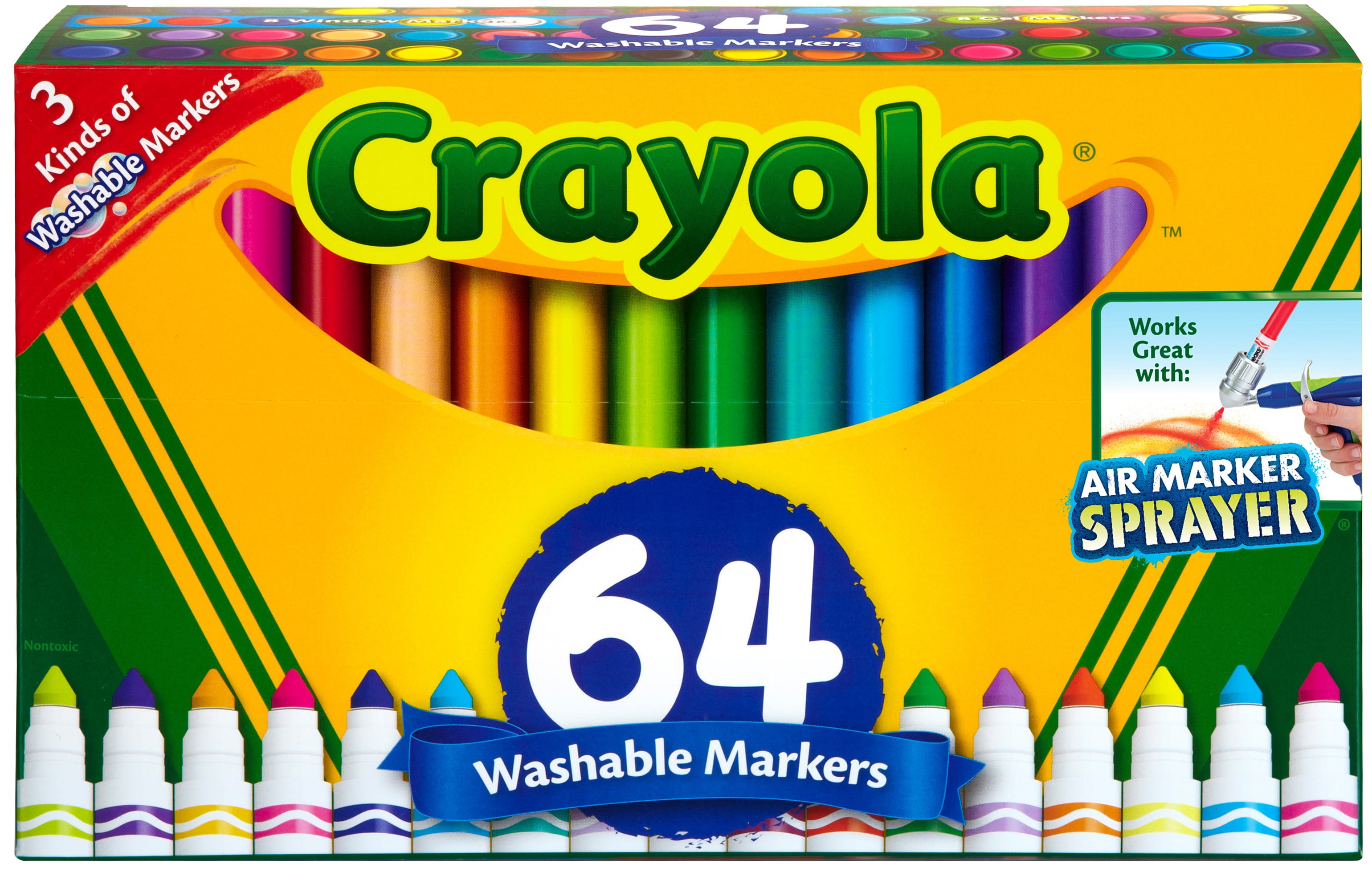 De lucht liberaal Oppositie Crayola Washable Markers Set, Broad Line, Coloring Supplies, 64 Count - Walmart.com De lucht liberaal Oppositie Crayola Washable Markers Set, Broad Line, Coloring Supplies, 64 Count - Walmart.com