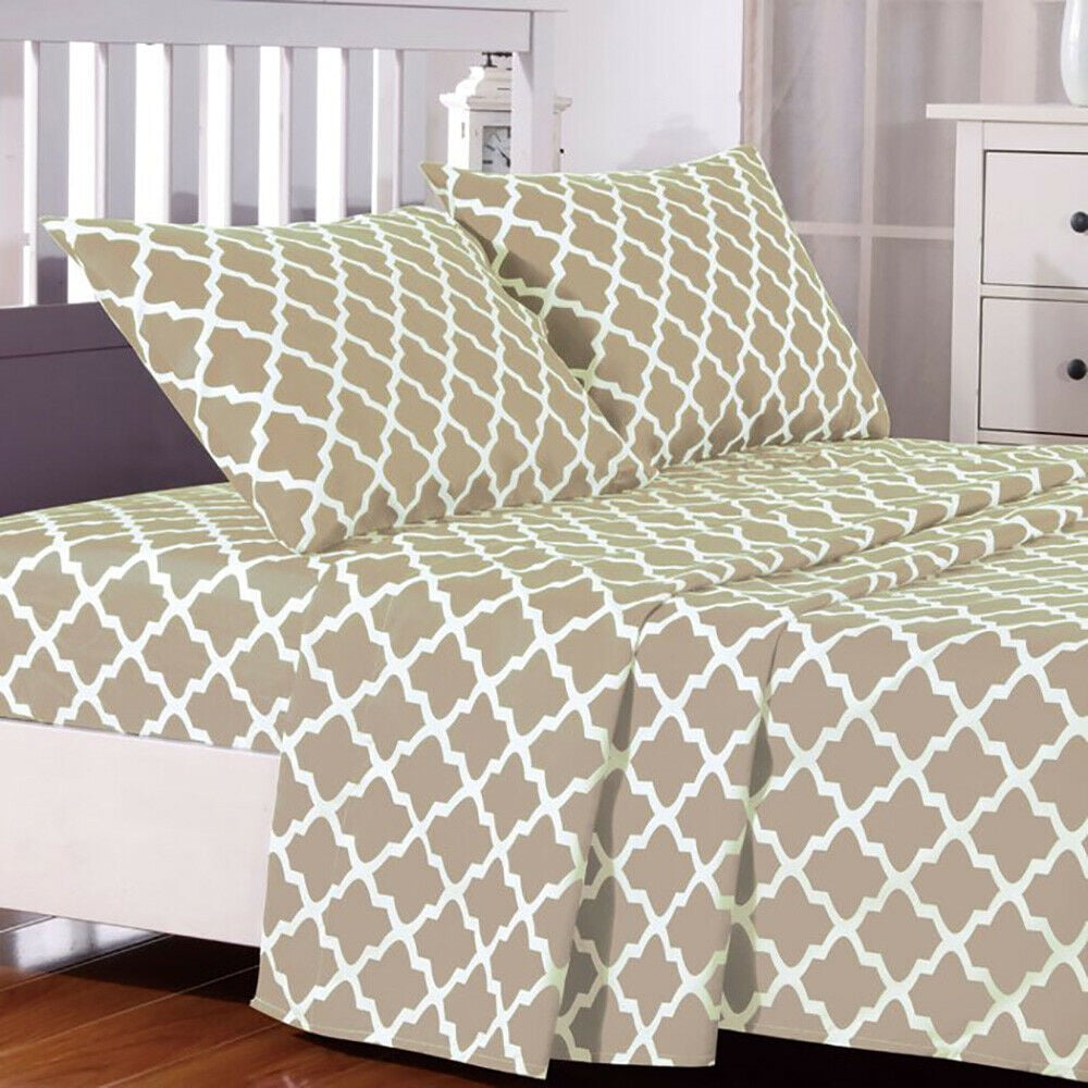 Egyptian Comfort Bed Sheet Set 1800 Series 4 Piece Deep Pocket Soft Bed Sheets Bed Size King Taupe White Walmart Com Walmart Com Egyptian Comfort Bed Sheet Set 1800 Series 4 Piece Deep Pocket Soft Bed Sheets Bed Size King Taupe White Walmart Com Walmart Com