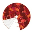 thumbnail image 3 of Bingfone Christmas Tree Skirt Mat Christmas Decoration Interior 48"-Autumn Maple Leaves, 3 of 8