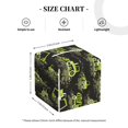 thumbnail image 4 of Kdxio Light Green Excavator Print Tissue Box Cover,Square Decorative PU Leather Facial Paper Case Organizer Holder Dispenser for Bathroom,Night Stands,Desk,Car 5.2''X5.2''X5.2'', 4 of 8