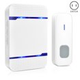 thumbnail image 3 of CAROOTU 300M 5 Volume Wireless Doorbell Transmitter+Receiver Home Door Bell Set with 55 Ringtones, 3 of 7