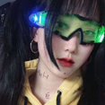 thumbnail image 1 of Harajuku japonés forma cóncava jumper chica tecnología luminosa sense super cool goggles ZefeiWu 8390615497329, 1 of 1