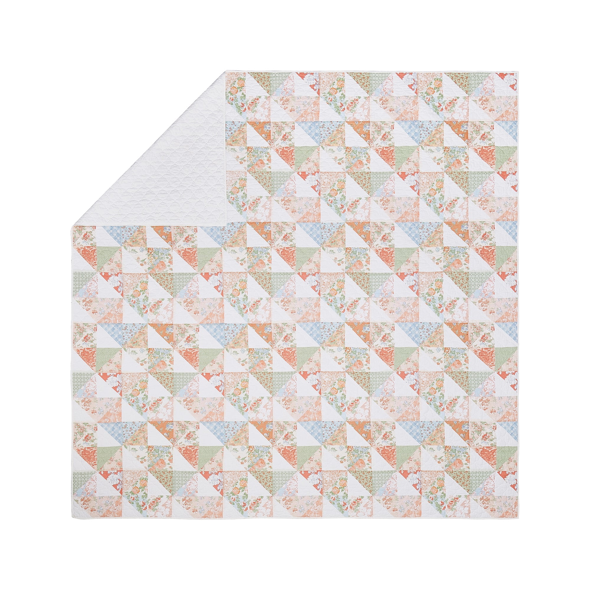Modern Heirloom Coventry Multi-Color 3-Piece Quilt Set, Full/Queen