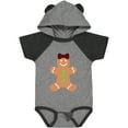 thumbnail image 3 of Inktastic Cute Gingerbread Girl with Red Plaid Bow Boys or Girls Baby Bodysuit, 3 of 5