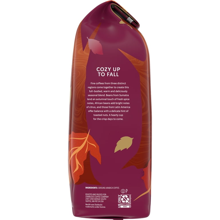Starbucks Premium Seasonal Fall Blend, Medium Roast Ground Coffee