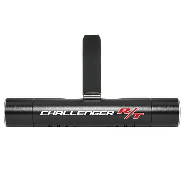 Dodge Challenger R/T Car AC Vent Air Freshener Black Clip with adjustable window and 10 Refill Sticks