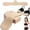 Beige 1PC, variant on 1 Pack Underboob Sweat Absorber Pads Reusable, Soft Cotton Bra Liners for Women, Breast Towel Sling for Daily Comfort