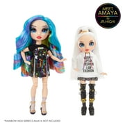 Rainbow High Jr High Amaya Raine- 9-inch Rainbow Fashion Doll with Doll Accessories- Open and Closes Backpack. Gift for Kids 6-12 Years Old and Collectors