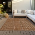 thumbnail image 6 of Addison Rugs Chantille Indoor/Outdoor Transitional Stripes Paprika Washable Rectangle Rug, 5' x 7'6", 6 of 6