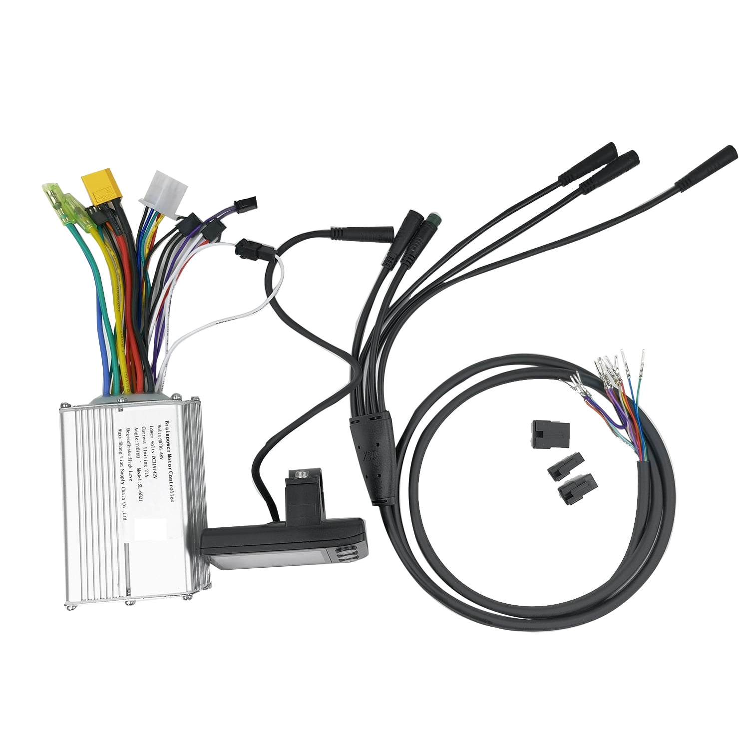 Ebike Controller 48V 21A 1000W Motor Controller EBike Brushless Speed Driver and S866 LCD