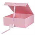 thumbnail image 2 of Caja de Regalo Rosa, Cajas de Regalo con Tapa y Cinta para Bodas, Almacenamiento y Cumpleaños. Caja de Regalo Plegable., 2 of 5