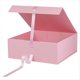 thumbnail image 2 of Caja de Regalo Rosa, Cajas de Regalo con Tapa y Cinta para Bodas, Almacenamiento y Cumpleaños. Caja de Regalo Plegable., 2 of 5