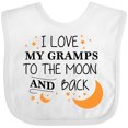 thumbnail image 3 of Inktastic I Love My Gramps to the Moon and Back Boys or Girls Baby Bib, 3 of 4