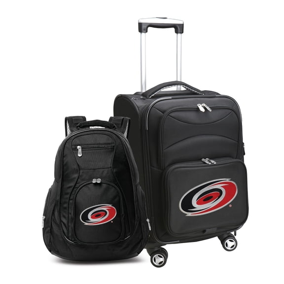 MOJO Black Carolina Hurricanes Softside Carry-On & Backpack Set