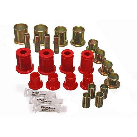 Energy Suspension Universal Red Control Arm Bushing Set - Complete Set Fits select: 1966 CHEVROLET MALIBU, 1966 PONTIAC GTO