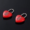 thumbnail image 5 of Cadenas Cœur code 3 Chiffres Combinaison en Forme de Cœur Sécurité Boîte à Amour Verrouillage Rouge, 5 of 5