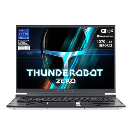 Thunderobot Zero 16 Gaming Laptop, 16" WQXGA 240Hz, Intel Core i9-14900HX, GeForce RTX 4070, 64GB AM, 2TB SSD, Win 11