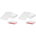 thumbnail image 1 of Estbridge Set of 2 Bacon Holder Bread Storage Container Refrigerator Organizer Bins up Clear Meat Saver Food, 1 of 6