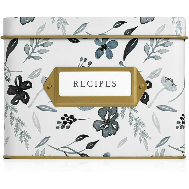Recipe Cards (4x6) - Indigo Floral (Pack of 50) – Jot & Mark