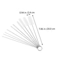 thumbnail image 2 of RENACLIPY Multifunctional Cleaning Brush 20Pcs White Nylon for All Needs, 2 of 5