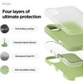 thumbnail image 2 of KOMI Compatible with iPhone 16 Pro Max Case, Premium Liquid Silicone Case, Full Body Protective Cover, Shockproof, Slim Phone Case, Anti-Scratch Soft Microfiber Lining, 6.9 inch Pastel Green, 2 of 5