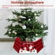 thumbnail image 5 of Wosthever Feliz árbol de Navidad Collar copos de nieve anillo de Navidad fiesta interior exterior suelo Festival decoración artesanía regalo nuevo Kits de decoración para fiestas tres, 5 of 6
