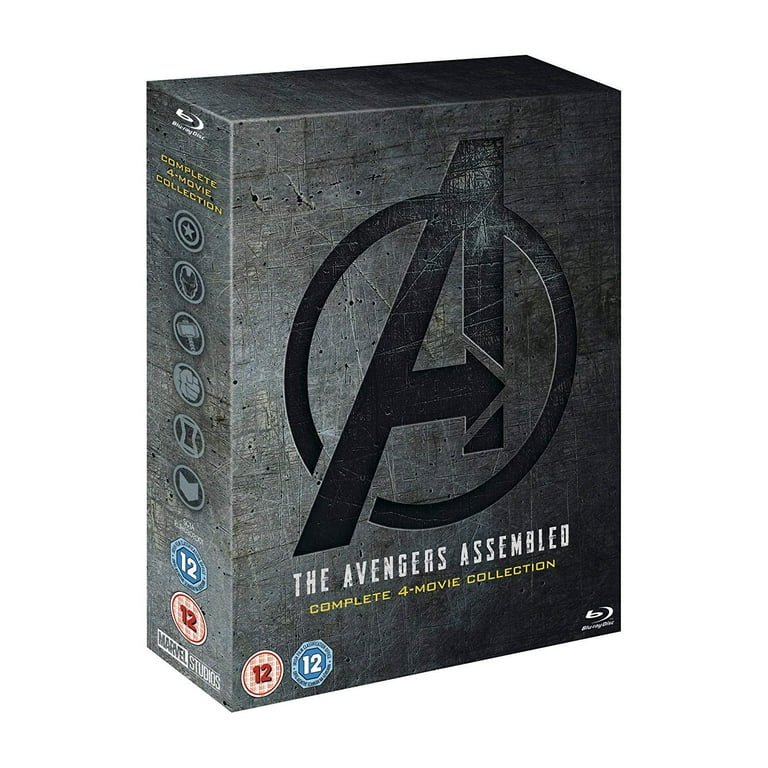 Marvel Studios: Avengers 1-4 Box Set + Bonus Disc (Blu-ray