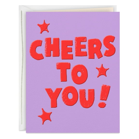 Hallmark Good Mail Congratulations Greeting Card (Cheers to You!)