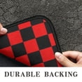 thumbnail image 6 of Red and Black Checkered Pattern Door Rugs,Washable Non Slip Door Mats Indoor,Decorative Door Mats,Entry Mat Indoor for Entrance,Bedroom,Kitchen,Bathroom,30"x17", 6 of 6