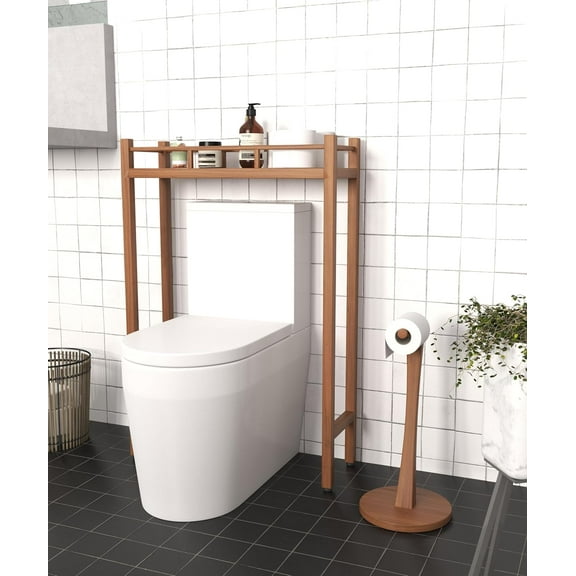 AquaTeak Patented Sula Teak Over-Commode Storage