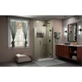 thumbnail image 5 of DreamLine Unidoor-X 35 3/8 in. W x 30 in. D x 72 in. H Frameless Hinged Shower Enclosure in Satin Black, 5 of 11