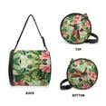 thumbnail image 3 of ZIATUBLE Hummingbird Floral Dispenser Tissue Holder Round Paper Towel Storage Bag with Smooth Zipper Paper Dust Cover Case Stain Resistant Paper Towel Storage Container Home Decor, 3 of 7