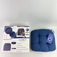 thumbnail image 4 of LGMCF Chair cushionsChair Cushions for Dining Chairs, Seat Cushions for Kitchen Chairs, Indoor Seat Cushions with Ties, Tufted Foam Chair Pads, Non Slip Chair Cushions, 15.5" x 15.5" x 4", Navy Blue, 4 of 10