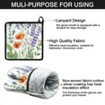 thumbnail image 7 of Pioneer Flower Kitchen Oven Mitt and Pot Holder Sets 4 Pcs for Baking, Cooking and Grilling, Heat Resistant Up To 392 °F, 7 of 7