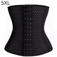 thumbnail image 1 of Faja moldeadora de cuerpo de goma con cintura transpirable y hueca para mujer, negro, 5XL Vogacara AP001122-07, 1 of 6