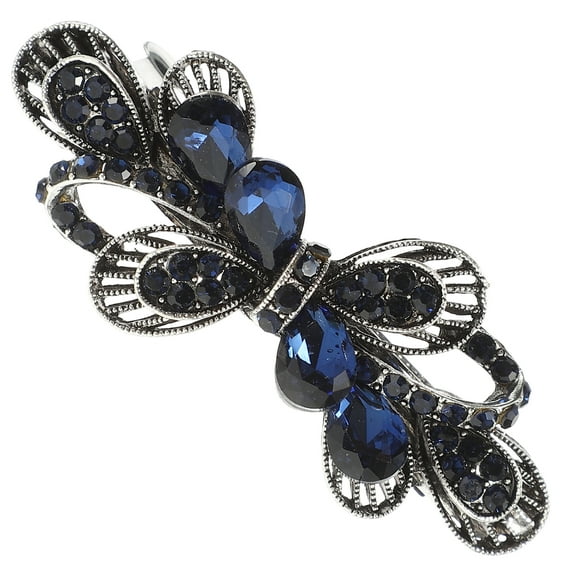 unbranded  Fancy Hair Clips Alligator for Women Rhinestone Jeweled Miss