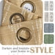 thumbnail image 5 of Cortinas jinchan 100% opacas, color bohemio, amarillo mostaza, 213 x 214 cm, 5 of 9
