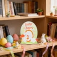 thumbnail image 4 of Easter Desktop Decoration Rabbits Easter Egg Ornaments Rural Wooden Crafts Ornaments, 4 of 6