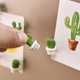 thumbnail image 5 of GOOHOCHY 12 Uds. Imán para nevera, Adorable forma de Cactus, adhesivo magnético para armario de nevera, 5 of 7