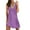 Purple, variant on ZQUUVOU Women's Sleeveless Bodycon Halter High Neck Midi Dress Thigh High Slit Cocktail Party Dress Olive Green