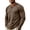 Coffee, variant on CONFREE Mens Long Sleeve Henley Shirts V Neck Solid Lightweight Tees