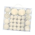thumbnail image 4 of 48 piezas de adornos de bolas de Navidad, adornos navideños, bolas de Navidad, regalo considerado, colgantes para fiestas de compromiso Blanquecino, 4 of 10