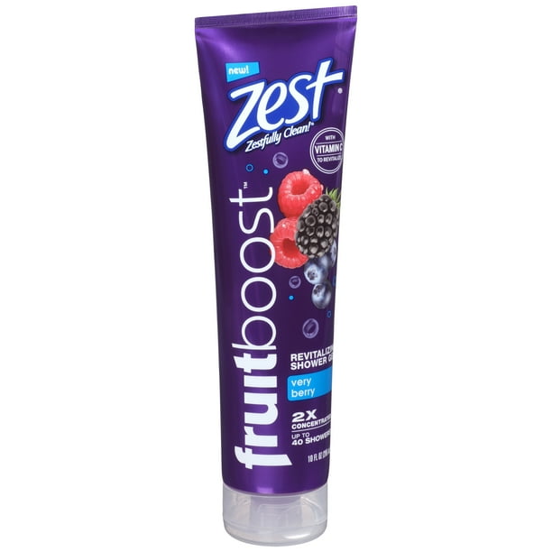 Zest® Fruitboost? Very Berry Revitalizing Shower Gel 10 fl. oz. Tube