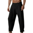 thumbnail image 2 of zbxnLI Men's Cargo Capri Pants Lightweight Summer Casual Cropped Pants Vacation Beach Lounge Pants, 2 of 6