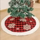 thumbnail image 5 of Naiovety de árbol de Navidad con diseño de copos de nieve y muebles de tela para el hogar Diámetro 122 cm Cubierta de base Granja Kits de decoración para fiestas, 5 of 6